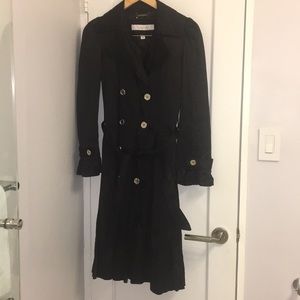 Laundry by Shelli Segal Black Trench Coat